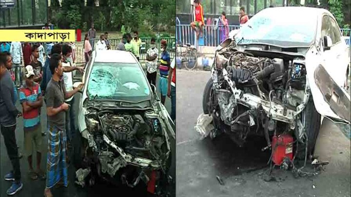 Lady died in accident in EM Bypass কাকভোরে দুর্ঘটনা, বাইপাসে সিগন্যাল ভেঙে ছুটে আসা বেপরোয়া গাড়ি পিষে দিল মহিলাকে