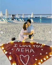 দুবাইয়ের সৈকতে রোহনপ্রীত লিখলেন ভালোবাসার কথা, ভাইরাল নেহার 'হনিমুন ডায়রী'-র ছবি