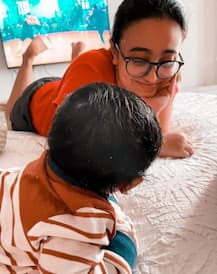 ২ মাসের ইউভান সব বিষয়েই আমার সঙ্গে গল্প করে, মজা করে বলছেন রাজ