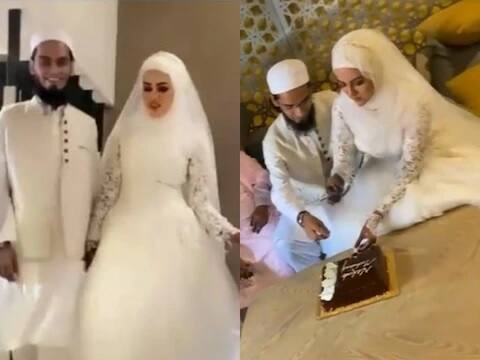 বিয়ের অনুষ্ঠানের প্রথম ছবিও শেয়ার করেছেন সানা। সেখানে তিনি পরেছেন সাদা রঙের গাউন, সাদা কাপড়ে মাথা ঢাকা। নিজের ইনস্টাগ্রাম অ্যাকাউন্টে ছবি শেয়ার করে সানা লিখেছেন  ’’আল্লার সন্তুষ্টির জন্য একে অপরকে ভালোবেসেছি। আল্লার জন্য একে অপরকে বিয়ে করেছি। এই পৃথিবীতে আল্লা আমাদের একসঙ্গে রাখুন। জন্নতে যেন আবার আমরা মিলিত হতে পারি।‘‘