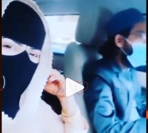 Sana Khan goes for drive with hubby after marriage, video viral Sana Khan Video: বিয়ের পর স্বামীর সঙ্গে ড্রাইভে, সানা খানের ভিডিও ভাইরাল