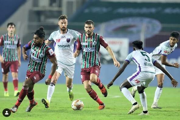 ISL 2020, ATK Mohun Bagan beat Odisha FC by a solitary goal from Roy Krishna  ISL 2020, ATK Mohun Bagan vs Odisha FC: ফের গোল রয় কৃষ্ণর, ওড়িশাকে হারিয়ে জয়ের হ্যাটট্রিক এটিকে মোহনবাগানের