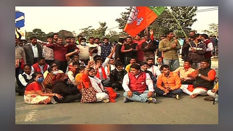 টিয়ার গ্যাস, জলকামান, মৃত্যু! বিজেপির উত্তরকন্যা অভিযান ঘিরে উত্তপ্ত শিলিগুড়ি, এবিপি আনন্দর হাতে এক্সক্লুসিভ ছবি