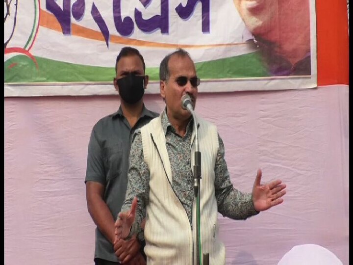 Adhir Ranjan Chowdhury attacks Center and State from Murshidabad দ্রব্যমূল্য বৃদ্ধির প্রতিবাদ ও কৃষি আইন প্রত্যাহারের দাবিতে কংগ্রেসের কর্মসূচি, কেন্দ্র ও রাজ্যকে নিশানা অধীরের