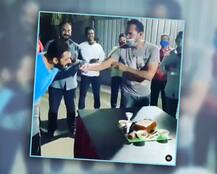 নিরাপত্তারক্ষীর জন্মদিনের কেক দেখে মুখ ফেরালেন ভাইজান, কিন্তু কেন?