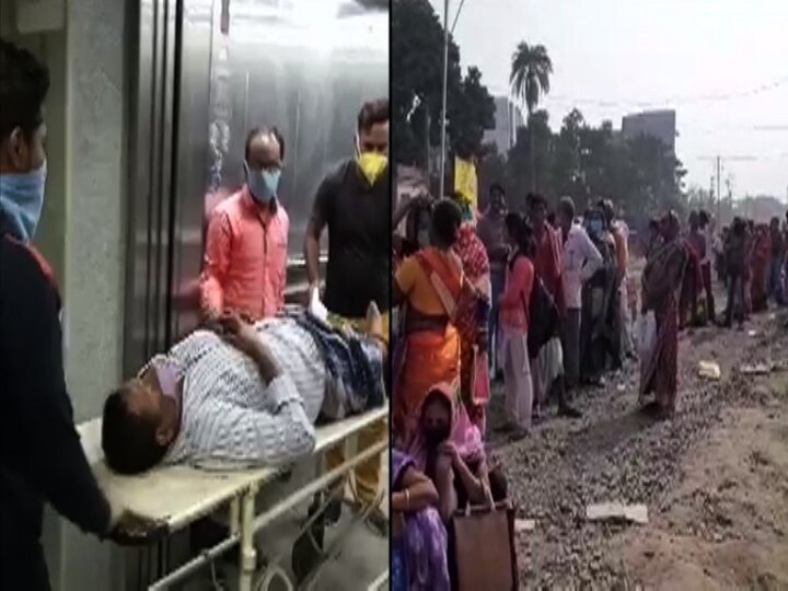 Nadanghat Stampede Chaos during Duare Sarkar West Bengal programme 10 injured in stampede নাদনঘাটে দুয়ারে সরকার কর্মসূচিতে হুড়োহুড়ি, পদপিষ্ট হয়ে জখম ১০, সরকার এতদিন কাজ করেনি, তাই লম্বা লাইন! কটাক্ষ বিজেপির