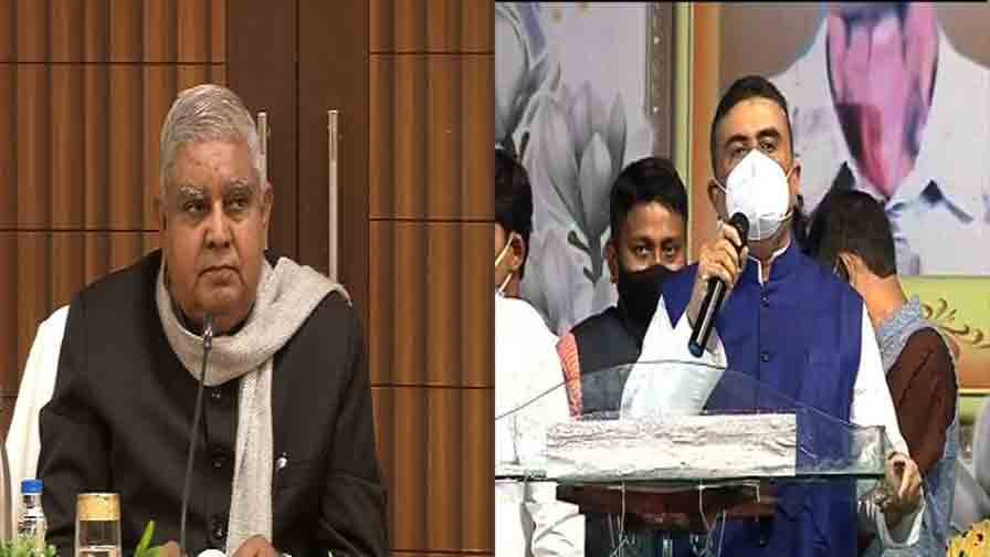 Suvendu Adhikari Letter To Governor Jagdeep Dhankhar Seeks Intervention Against False Cases Politically Motivated By Mamata Government Suvendu Letter To Governor: 