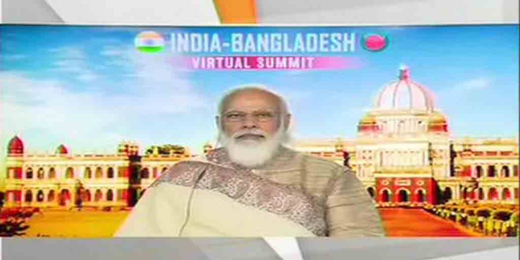 target 2021 election, narendra modi using varios place of west bengal as background picture দক্ষিণেশ্বরের পর কোচবিহার রাজবাড়ির ছবি, বাজল 'একলা চলো রে', ধুতি-পাঞ্জাবিতে হাসিনার সঙ্গে বৈঠকে মোদি