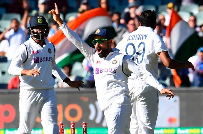 India vs Australia Adelaide Test Watch Virat Kohli Catch Motivates Indian team India vs Australia, Adelaide Test: ভিডিওতে দেখুন, পাখির মতো উড়ে গিয়ে অসামান্য ক্যাচ বিরাট কোহলির