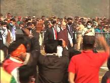 বাংলার রাজনীতিতে আজ ঝড় তুললেন অমিত শাহ, দেখুন তাঁর সফরের কিছু মুহূর্ত