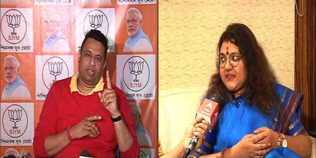 রাগী, ঝগড়ুটে! সৌমিত্রের ডিভোর্স নোটিসে অভিযোগ, আমি পতিব্রতা স্ত্রী, ওঁর দেওয়া সিঁদুর, লোহা পরে আছি, বিজেপিকে দুষে পাল্টা সুজাতা Sujata Mondal Husband Soumitra engage war of words Divorce Notice রাগী, ঝগড়ুটে! সৌমিত্রের ডিভোর্স নোটিসে অভিযোগ, আমি পতিব্রতা স্ত্রী, ওঁর দেওয়া সিঁদুর, লোহা পরে আছি, বিজেপিকে দুষে পাল্টা সুজাতা