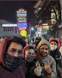 এই ঠান্ডায় সিমলায় হি হি করে কাঁপছেন অঙ্কুশ-ঐন্দ্রিলা