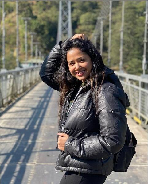 হাসি মুখে সোহিনী বিদায় জানালেন ২০২০-কে। 