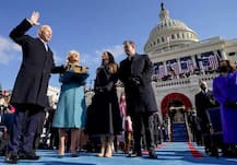 US Inauguration Day 2021 Photos: আমেরিকার ইতিহাসে দ্বিতীয়বার, নতুন প্রেসিডেন্টকে স্বাগত জানালেন না প্রাক্তন