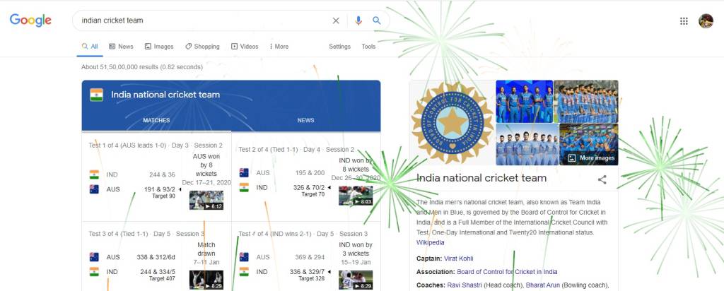 Google on Indian Cricket Team: অস্ট্রেলিয়ায় ভারতের সিরিজ জয়ের উৎসব, গুগলে টাইপ করলেই ফাটছে আতসবাজি