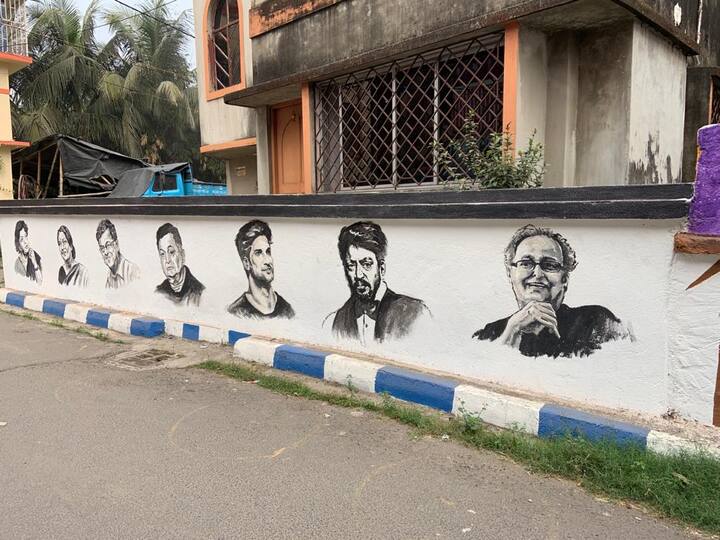 শুরুটা হয়েছিল পাড়ার দুর্গাপুজোর সময়। পুজোর মিটিংয়ে এ পাড়ার বাসিন্দা অভিনেতা অনির্বাণ ভট্টাচার্য প্রস্তাব দেন পুরো পাড়াটা সাজিয়ে তুললে কেমন হয়? সেই শুরু। একে একে প্রতিটি বাড়ির অনুমতি আদায় করা। তারপর অনির্বাণই ডেকে আনলেন কিছু পরিচিত বন্ধু শিল্পীকে।