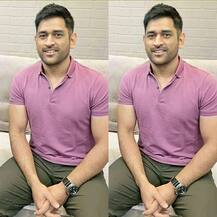 MS Dhoni new look Photos: সংযুক্ত আরব আমিরশাহি থেকে দেশে ফিরে নতুন লুক ধোনির, ছবি ভাইরাল
