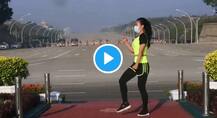 Myanmar woman aerobics viral:  পিছনে চলছে  সামরিক অভ্যুত্থান, নাচে মগ্ন মায়ানমারের অ্যারোবিকস প্রশিক্ষক, ভিডিও ভাইরাল