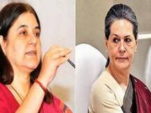 मेनका गांधींकडून पहिल्यांदाच जाऊबाई सोनिया गांधीची स्तुती