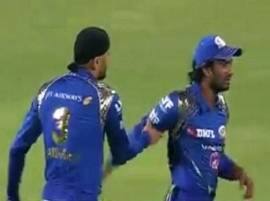 VIDEO : हरभजन आणि रायुडू मैदानातच भिडले