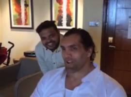 The Great Khali Like Sairat Song VIDEO : ‘झिंगाट’ गाण्यावर द ग्रेट खलीही ‘सैराट’