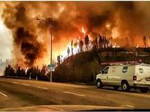 कॅनडाच्या जंगलातला वणवा धुमसताच, 7 दिवसांनीही नियंत्रणाबाहेर