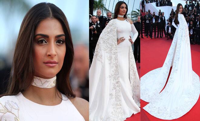 सोशल मीडियावर उडविण्यात येणार खिल्लीला सोनमही उत्तर दिलं. 'मी स्वत:साठी तयार होते आणि मी सुंदर दिसते.'