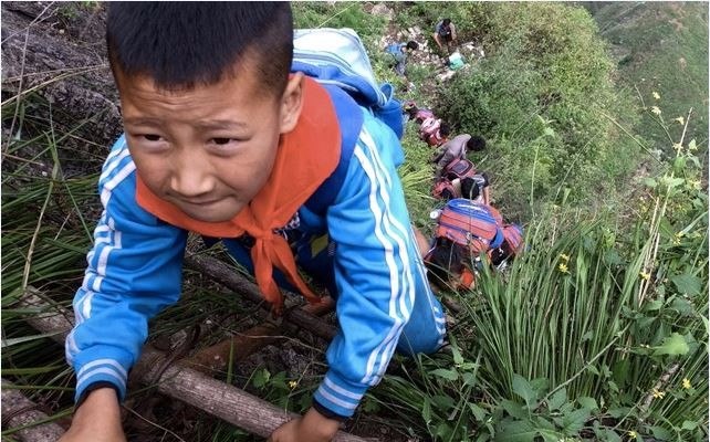 शाळेत जाण्यासाठी डोंगर पार करावाच लागतो. त्यासाठी दुसरा कोणताही पर्याय त्यांच्याकडे नाही. या फोटोंमुळे तिथलं सरकार खडबडून जागं झालं आहे. पण याप्रकरणी त्यांनी काय पावलं उचलली आहेत. याविषयी अद्याप कोणतीही बातमी समोर आलेली नाही. 