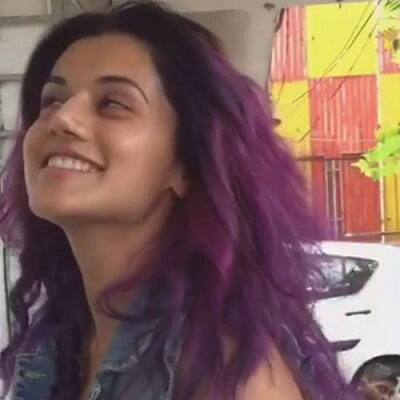 तापसी पन्नचे पर्पल केस