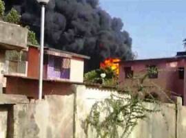 Palghar Fire Under Control At 4 Companies पालघरमधील आग आटोक्यात, चार कंपन्या खाक