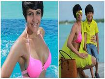 मंदिरा बेदीचं मालदीवमध्ये फॅमिली व्हेकेशन