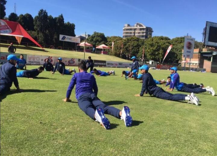 कसून सराव करताना टीम इंडिया