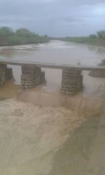 मान्सून पूर्व पावसाने उस्मानाबदमध्ये नद्या-नाले फुल्ल