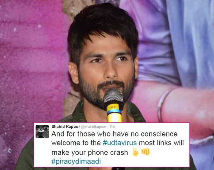 अभिनेता शाहिद कपूरने ट्विट करुन सिनेमा थिएटरमध्ये पाहण्याची विनंती केली आहे.