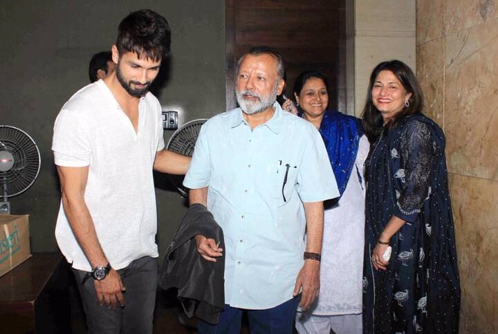 शाहिद कपूर आणि वडिल पंकज कपूर.