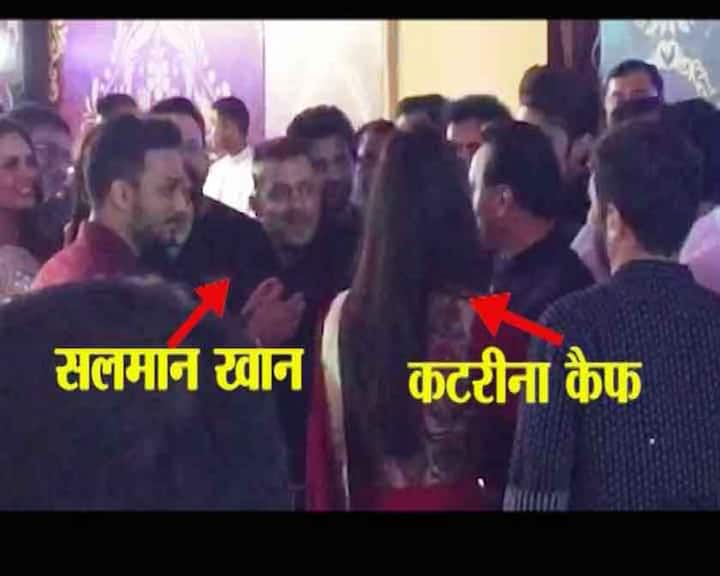 या इफ्तार पार्टीमध्ये राजकीय नेत्यांपासून बॉलिवूडमधील अनेक तारे-तारकांनी हजेरी लावली होती. याचवेळी कतरिना आणि सलमान खान यांचीही तिथं भेट झाली. 