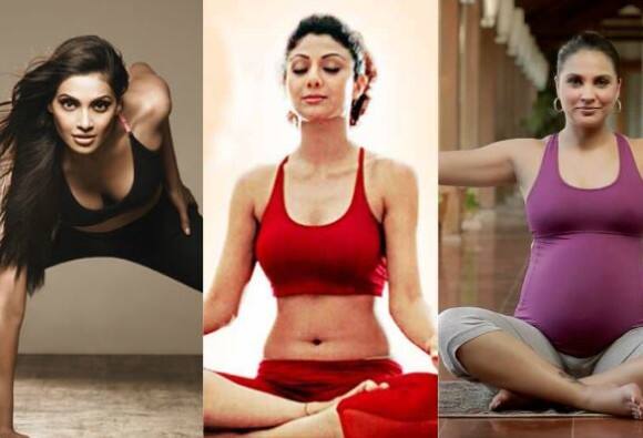 बॉलीवूडमध्ये शिल्पा शेट्टीची सर्वात जास्त फिट अभिनेत्री म्हणून गणना होते. पण यासोबतच बॉलीवूडच्या इतरही अभिनेत्री रोजच्या रोज योगासनांचा सराव करतात.