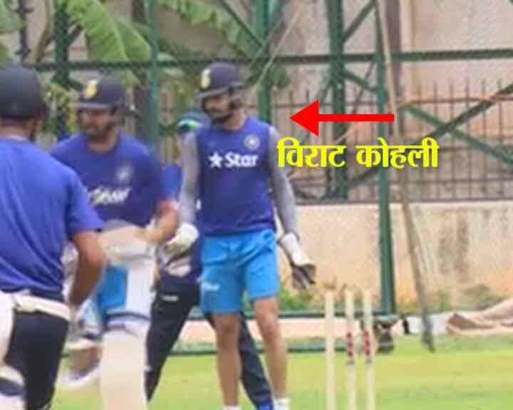 बंगळुरुच्या मैदानावर विराट कोहलीचं धोनी रुप पाहायला मिळालं. विराटने जवळपास 36 मिनीट विकेटकीपिंग केली.