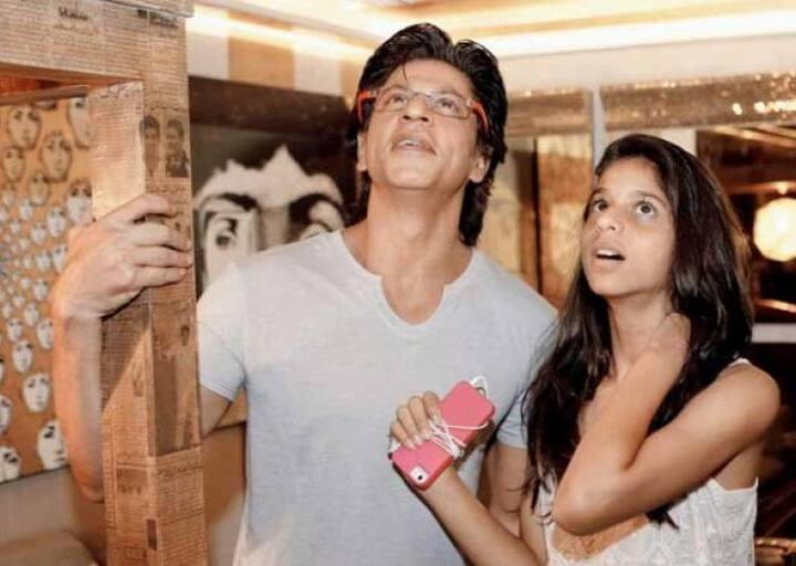 मी एक अभिनेता असल्यामुळे माझ्या मुलीचे फोटो व्हायरल झाले, असं शाहरुखने म्हटलं आहे. 