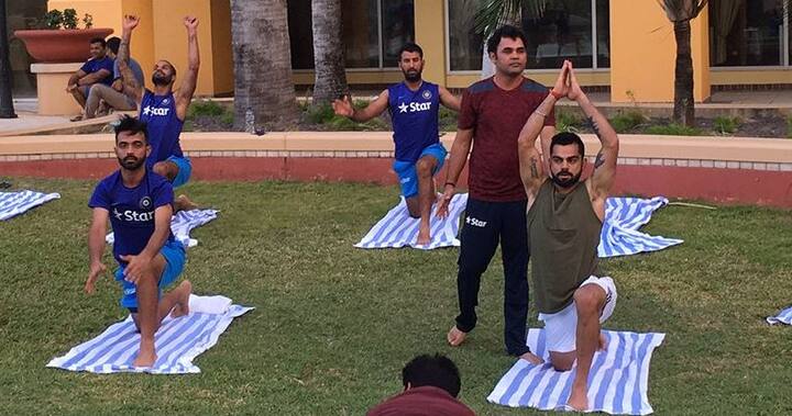 टीम इंडियाचा स्टार फलंदाज आणि कसोटी संघाचा कर्णधार विराट कोहलीचा वेस्ट इंडिजमध्ये वेगळाच अंदाज पाहायला मिळाला