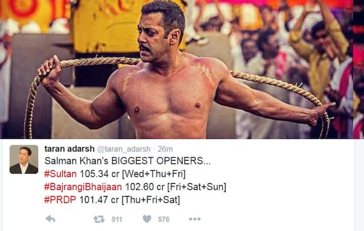 या कमाईसह दबंग खानच्या 'सुलतान'ने 6 रेकॉर्ड मोडीत काढले आहेत.