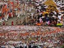 तुकाराम महाराजांच्या पालखीचा सोलापूर जिल्ह्यात प्रवेश