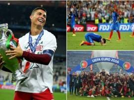 Without Ronaldo Portugal Clinch First European Title Against France पोर्तुगालला पहिल्यांदाच युरो कपचं जेतेपद, फ्रान्सवर मात