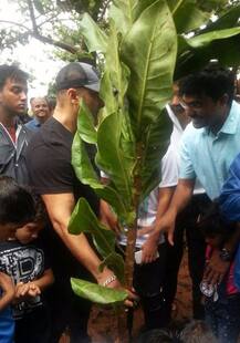 'सुलतान' सलमानची बीएमसीच्या वृक्षारोपण कार्यक्रमाला हजेरी