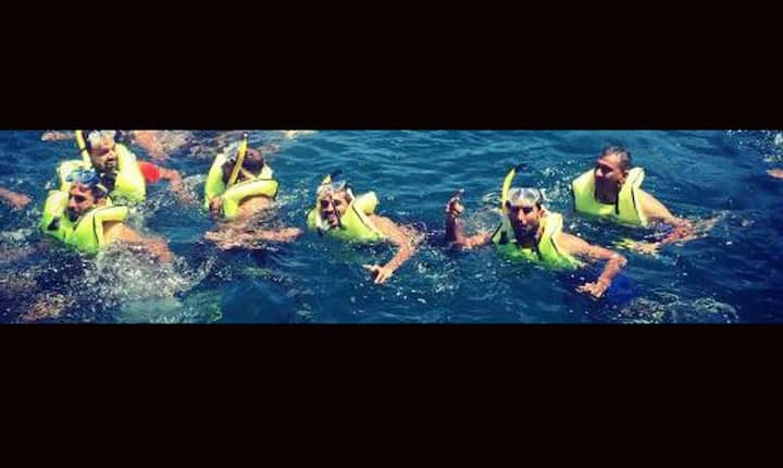  पाहा टीम इंडियाची समुद्रातील धमाल मस्ती 
