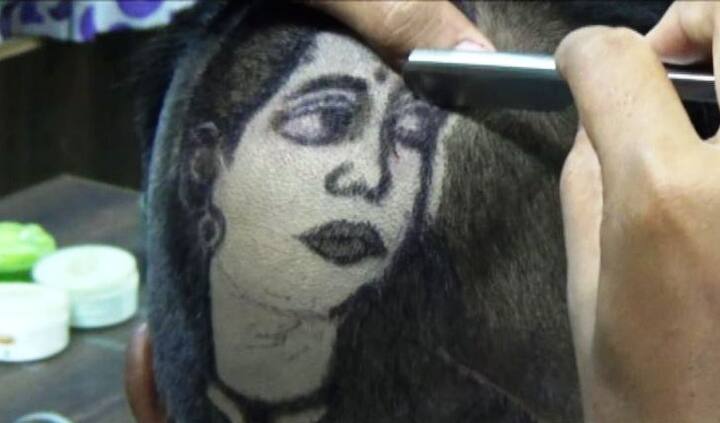 संतोषची ही कला इतकी दूरवर पोहोचली आहे, की दररोज जवळपास शंभर फोन, त्याला केस कटिंगसाठी नंबर लावणारे येतात.