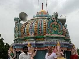 Solapur Golden Dome Of Ganapati Mandir Stolen सोलापुरात मश्रुम गणपती मंदिराचा 25 तोळे सोन्याचा कळस चोरीला