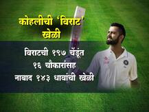 कोहलीची 'विराट' खेळी