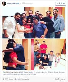 संजय दत्तसह मान्यता दत्तचं दुबईत बर्थ डे सेलिब्रिशन