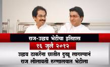 राज-उद्धव भेटीचा इतिहास